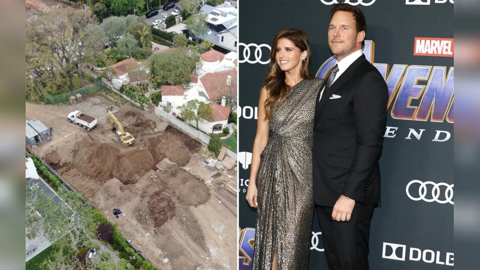 Chris Pratt und Katherine Schwarzenegger liessen auf ihrem neuen Grundstück ein bedeutendes ...