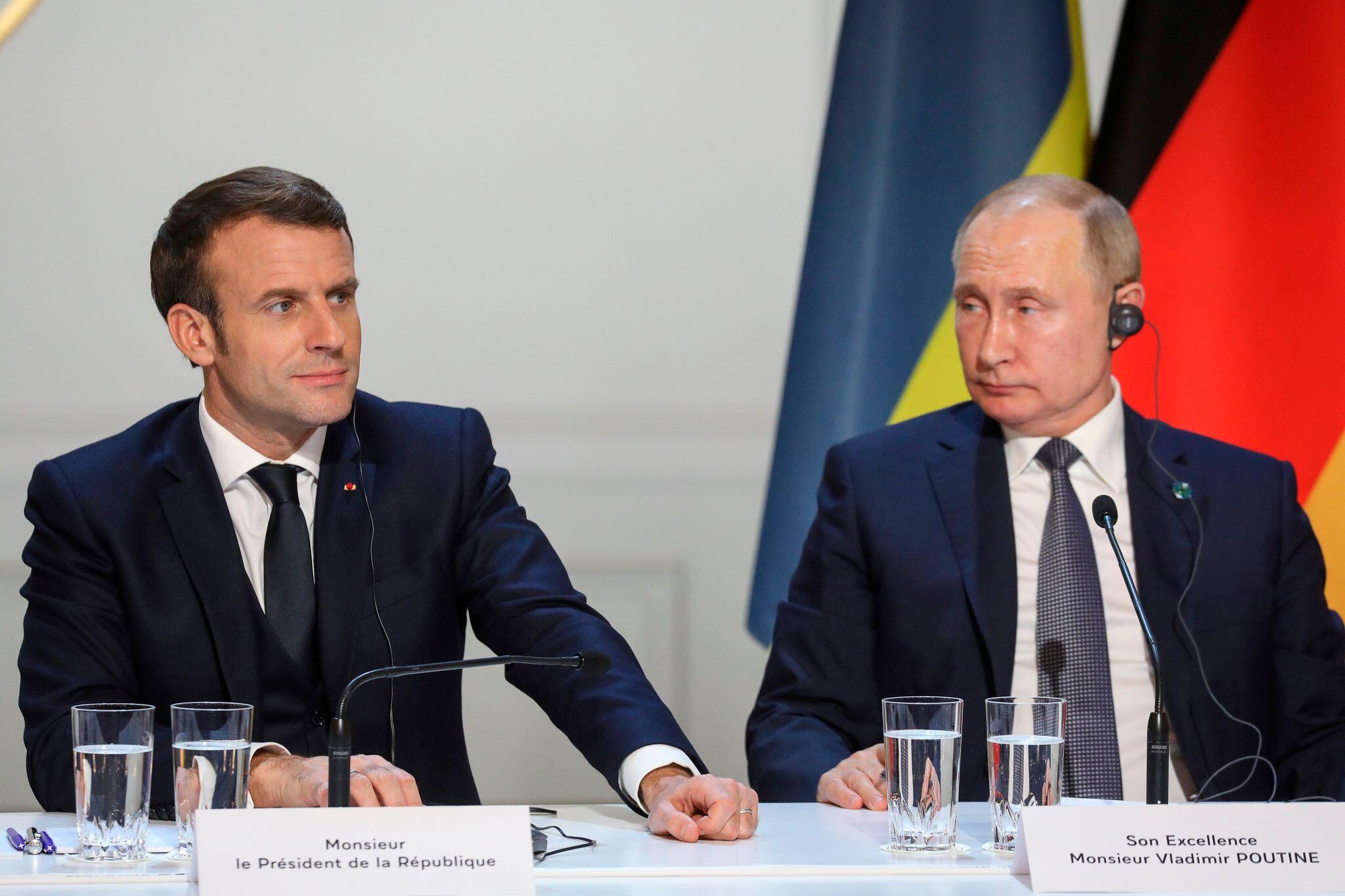 Фото Путина И Макрона