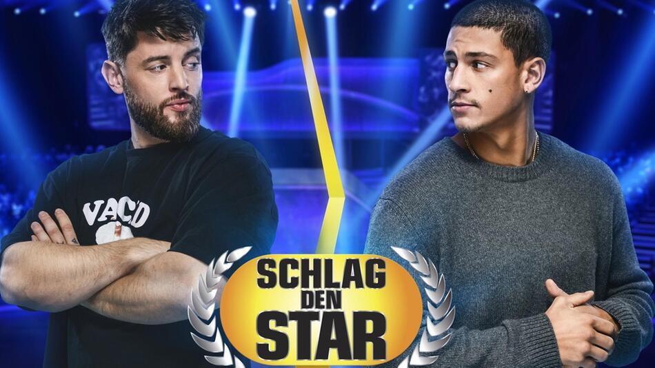 Bausa (l.) gegen Emilio Sakraya (r.) hiess dieses Mal das Duell bei "Schlag den Star".