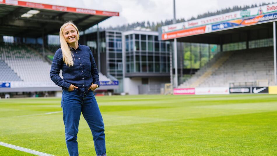 Fussball-Trainerin Theresa Merk