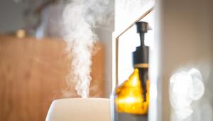 Aroma-Diffusor steht in einer Wohnung