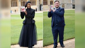 Cynthia Erivo und Luke Littler sind stolz auf ihre Auszeichnungen.
