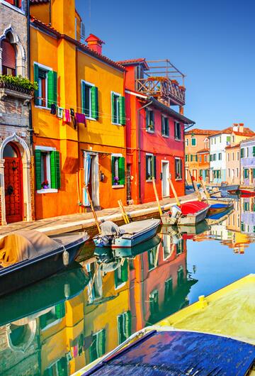 Burano, Italien, Venedig, schönsten Strassen der Welt