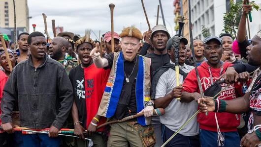 Proteste in Südafrika