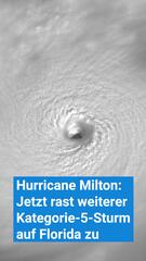 Hurricane Milton: Kategorie-5-Sturm rast auf Florida zu