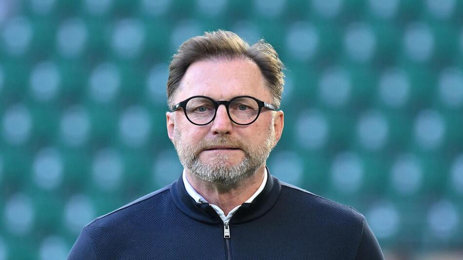 Trainer Ralph Hasenhüttl vom VfL Wolfsburg