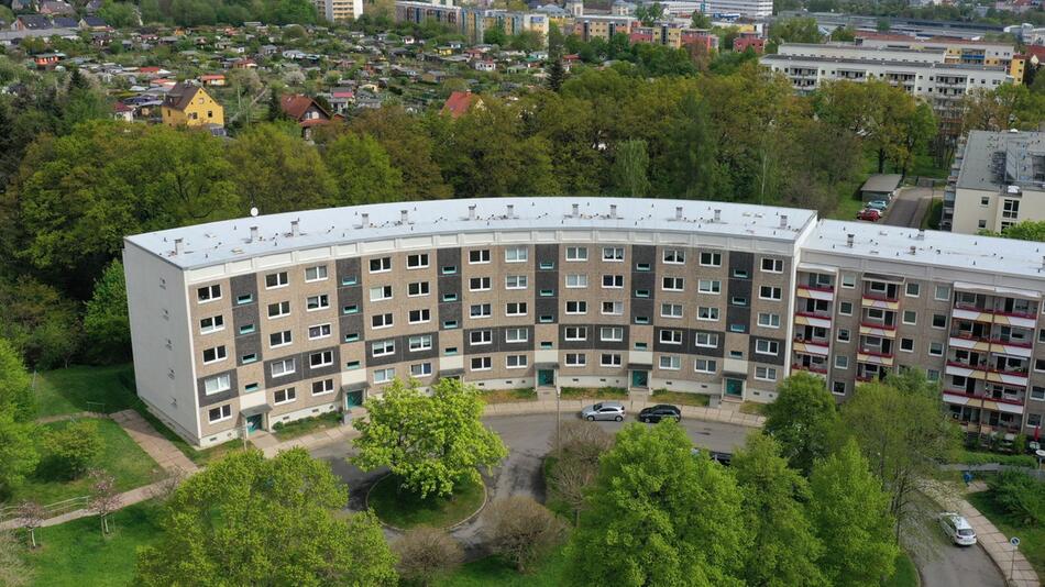 Plattenbau in Gera