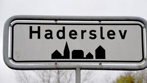 Dänemark - Ortsschild Haderslev