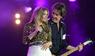 Per Gessle und Lena Philipsson von Roxette während eines Auftritts in der Schweiz.