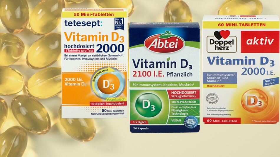 Vitamin-D-Präparate bei Öko-Test