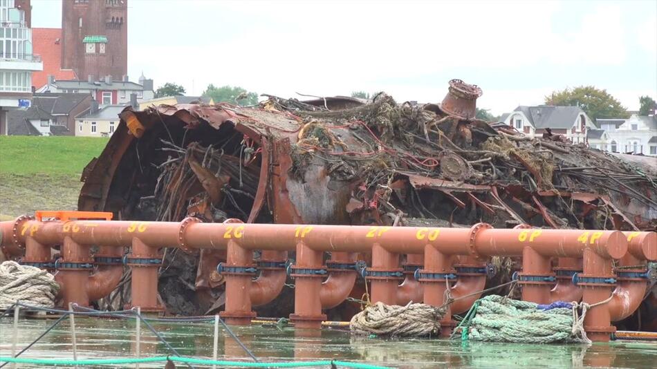 1919 gesunken: Kaiserliches U-Boot zerbricht bei Bergung aus der Nordsee