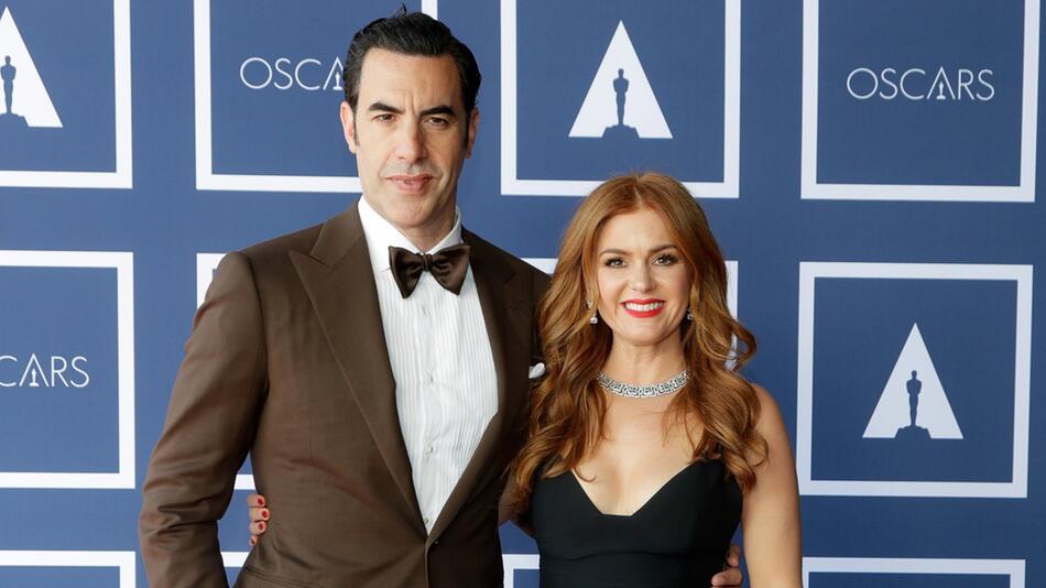 Sacha Baron Cohen und Isla Fisher im Jahr 2021, gut zwei Jahre vor ihrer Trennung.