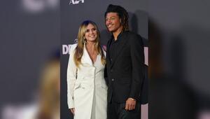 Heidi Klum und Sohn Henry Samuel bei der Premiere von "Das Drama" in New York.