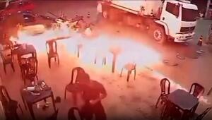 Kippe im Café angezündet – Raucher löst Feuerball an Tankstelle aus