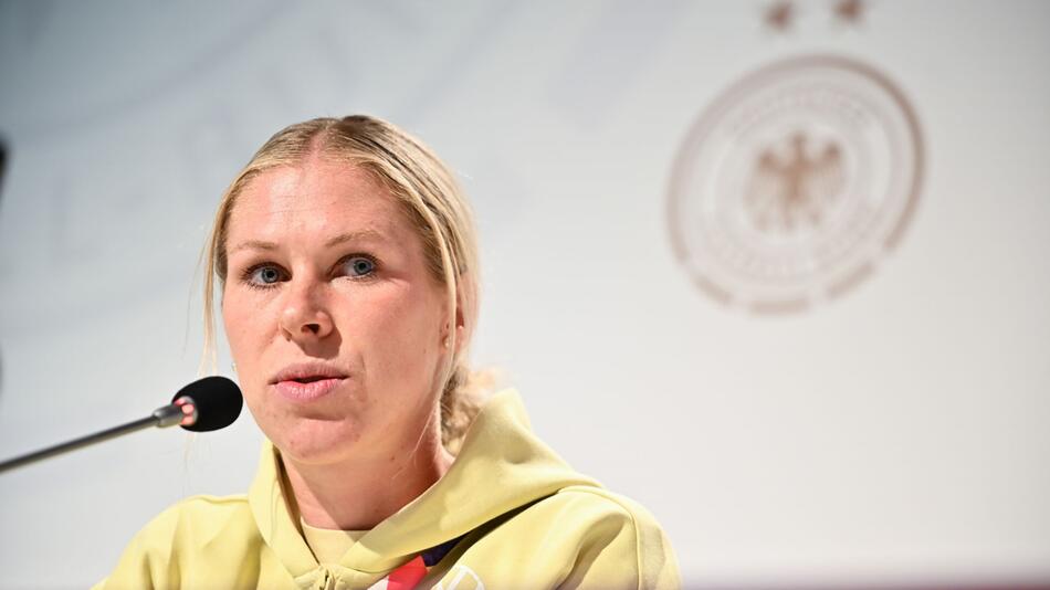 Frauenfussball-EM - Pressekonferenz Deutschland