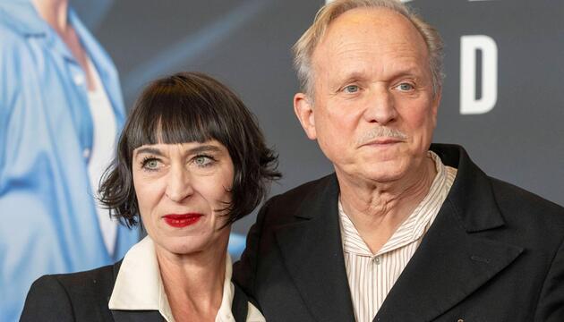 Ulrich Tukur und Katharina John bei einem gemeinsamen Auftritt.