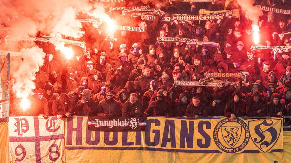 Fans von Eintracht Braunschweig