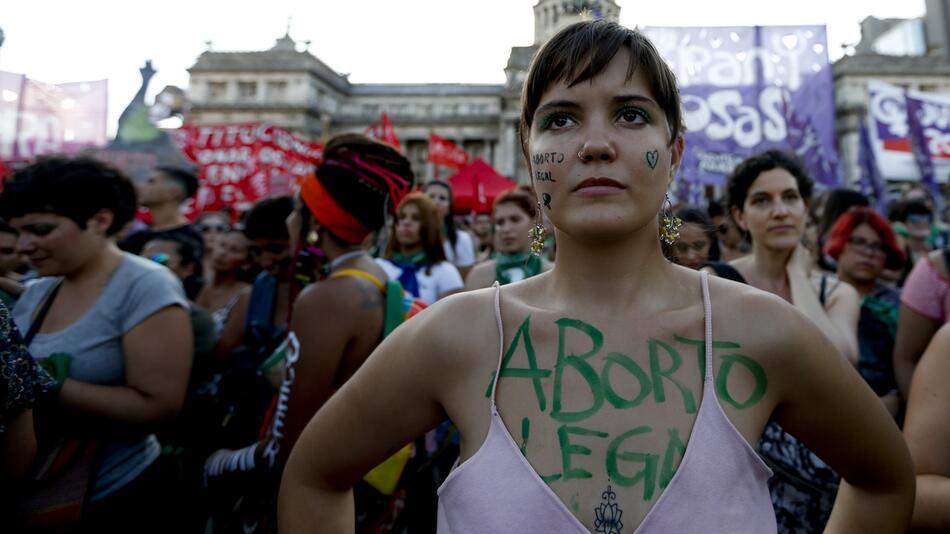 Pro-Choice-Demo in Argentinien