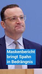Maskenbericht bringt Spahn in Bedrängnis