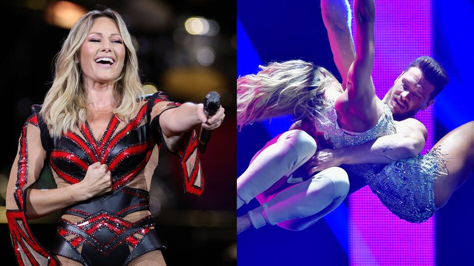 Wir arbeiten darauf hin: Deutet Helene Fischer hier weitere Kinder an?