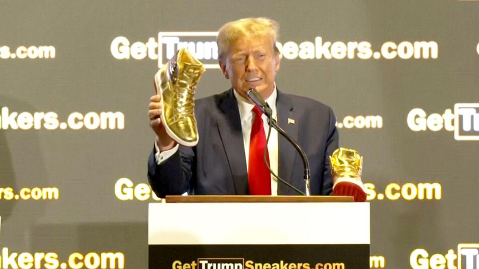 Trump und sein Turnschuh