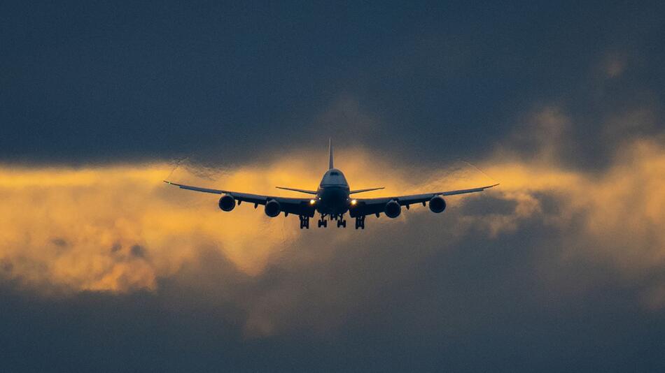 Im Landeanflug auf Frankfurt