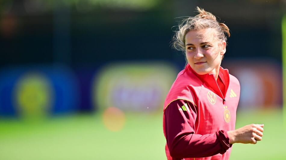 Frauenfussball-EM - Training Deutschland