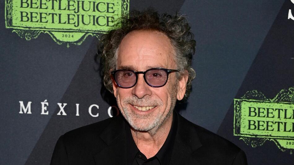 Tim Burton auf einem "Beetlejuice Beetlejuice"-Event in Mexiko.