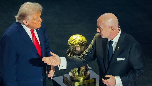 US-Präsident Donald Trump und FIFA-Chef Gianni Infantino bei der WM-Auslosung