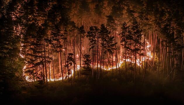 Waldbrand am Gardasee