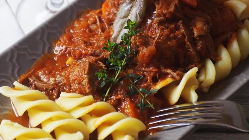 Barolo-Rindfleisch-Sugo