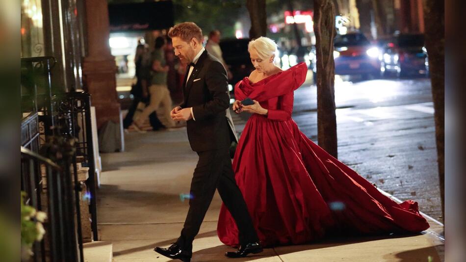Kenneth Branagh und Meryl Streep am Set von "Der Teufel trägt Prada 2".