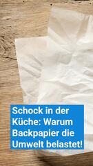 Warum Backpapier die Umwelt belastet