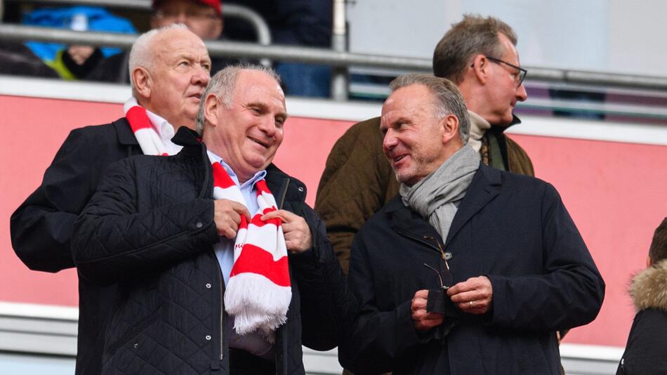 Uli Hoeness (l) und Karl-Heinz Rummenigge (r)