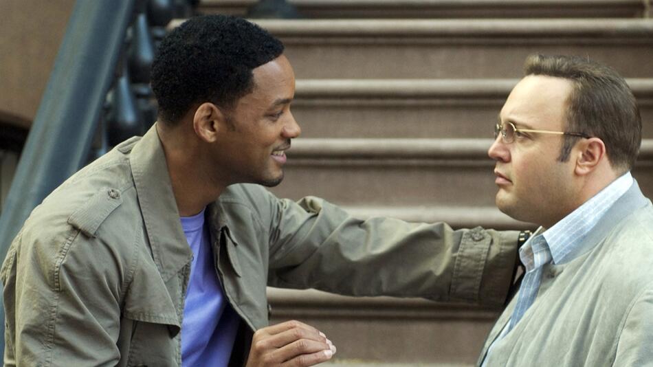 Hitch (Will Smith, l.) mit seinem besonders schwierigen Dating-Fall Albert (Kevin Smith).