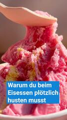 Warum du beim Eisessen plötzlich husten musst