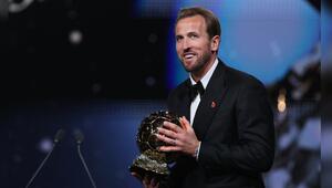 Harry Kane wurde in London zum Weltfussballer gekrönt.