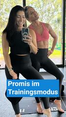 So bleiben sie fit: Promis im Trainingsmodus