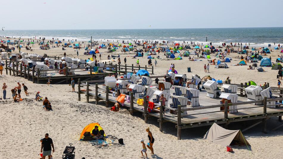 Sonne an der Nordsee