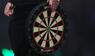 Blutfleck an der Dartscheibe