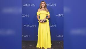 Sylvie Meis strahlt auf der Berlin Fashion Week.