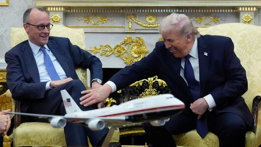 US-Präsident Trump empfängt Bundeskanzler Merz