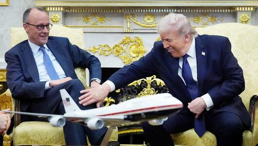 US-Präsident Trump empfängt Bundeskanzler Merz