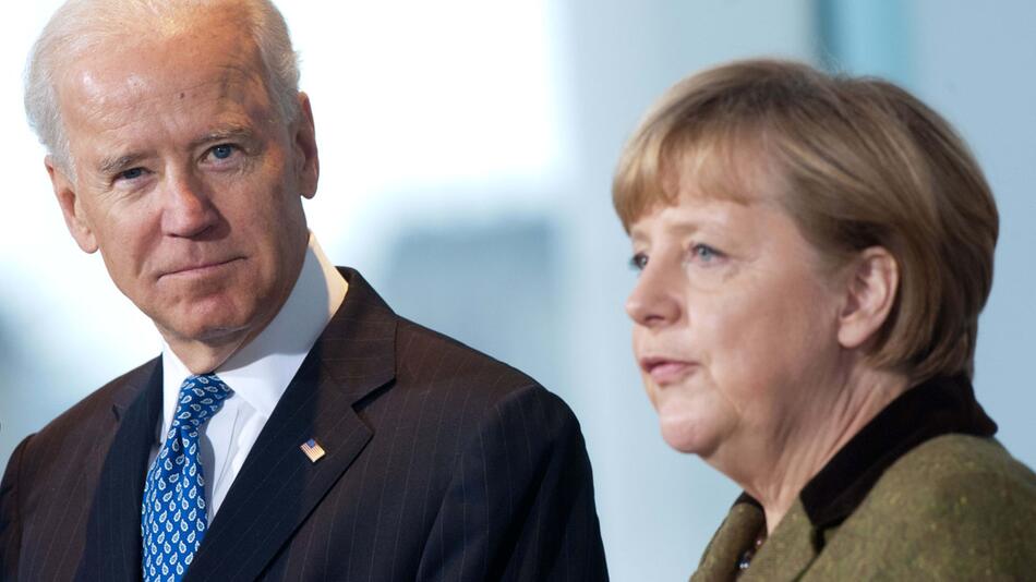 Biden und Merkel