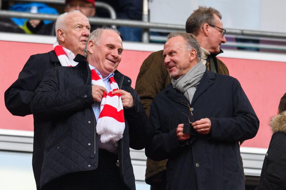 Uli Hoeness (l) und Karl-Heinz Rummenigge (r)