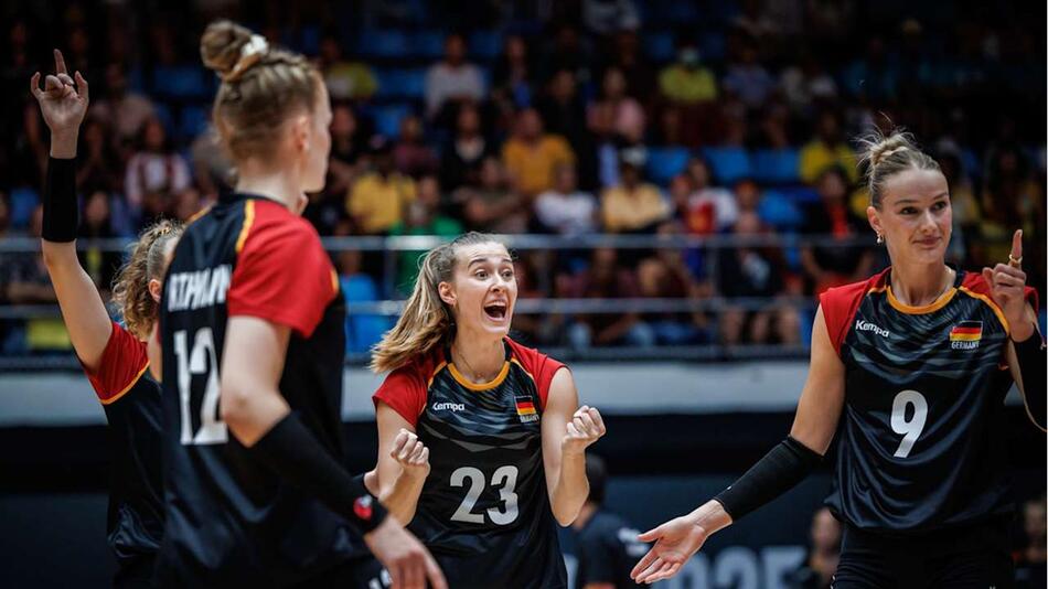 Volleyball WM Frauen in Thailand - Deutschland - Vietnam