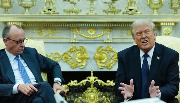 US-Präsident Trump empfängt Bundeskanzler Merz