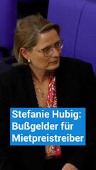 Stefanie Hubig: Bussgelder für Mietpreistreiber
