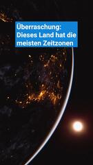 Dieses Land hat die meisten Zeitzonen