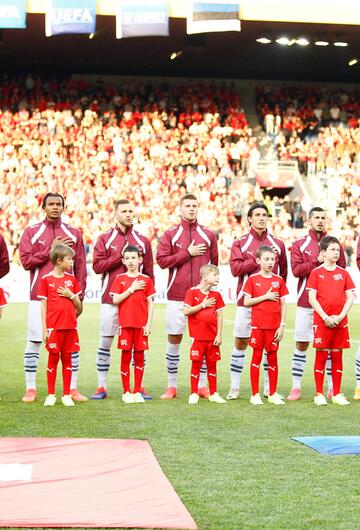 Schweiz singt Nationalhymne